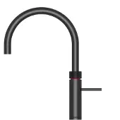 Quooker Cube Fusion Round Mat Zwart met Combi+ Boiler
