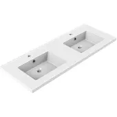 Allibert wastafel Tobi keramiek 120cm wit