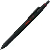 Rotring 300 3-in-1 Multipen - Balpen en vulpotlood - 0,5 mm - Balpenpunten met zwarte en rode inkt - Zwarte behuizing