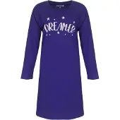 Temptation Dames Nachthemd - Bigshirt - Lila - Maat M