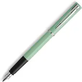 Waterman Allure vulpen | muntgroene pastelkleurige lak | fijne punt | blauwe inkt | Met geschenkdoos