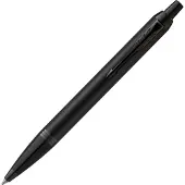Parker IM balpen | Matzwart met zwart detail | Medium punt met blauwe vulling | met geschenkdoos