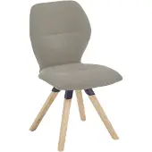 NIEHOFF SITZMÖBEL Merlot design stoel driepoot frame massief hout/stof Venetië