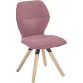 NIEHOFF SITZMÖBEL Merlot design stoel driepoot frame massief hout/stof Venetië