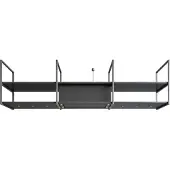 NOVY 15005 eiland afzuigkap zwart randafzuiging, 90 cm. breed | .