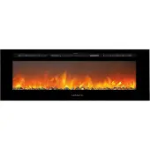 Xaralyn Elektrische inbouwhaard - Trivero 130 FH - 1400 Watt verwarmingsvermogen - met afstandsbediening - Elektrische haard - Wandhaard - Haard voor mediawand