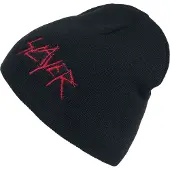 Slayer Beanie - Scratched Logo - zwart - Maat Standard