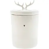 Bastion Collections - Voorraadpot wit rendier