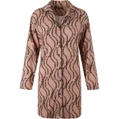 Lingadore Night Nachthemd Smoke | Maat: S | Kleur: Roze/Print