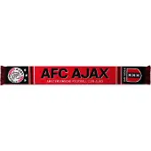 Ajax -sjaal rood/zwart logo en schild