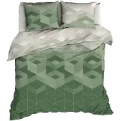 Romanette Dekbedovertrek Wallis Mineral Flanel-240 x 200 / 220 cm | Lits-Jumeaux