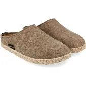 Haflinger MANHATTAN Pantoffels | Maat 44 Unisex Bruin