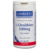 Lamberts L-ornithine 500mg Vegacapsules