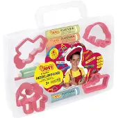 Jovi Modelleerkleiset Van 10 Staven + 6 Uitstekers + 3 Boetseertools + 1 Deegroller 15gr