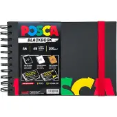 Posca blackbook schetsboek A5 met spiraal