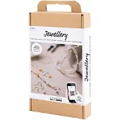 Creotime Starter Craft Kit Jewellery Classic Beads Beads For Bracelets Transparant