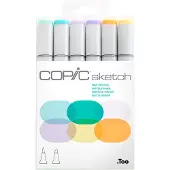 Copic Sketch 6-pack Pale Pastels