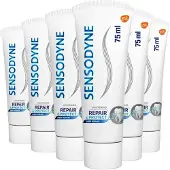 Sensodyne 6x Tandpasta Repair & Protect Whitening 75 Ml