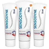 Sensodyne 3x Tandpasta Gevoeligheid & Tandvlees Whitening 75 Ml