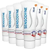 Sensodyne 6x Tandpasta Gevoeligheid & Tandvlees Whitening 75 Ml