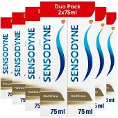 Sensodyne 6x Tandpasta MultiCare Duo 2 x 75 ml
