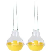 GUARD'n care 2x Wespenvangers/wespenvallen geel 20 cm -