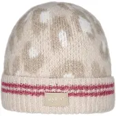 Barts muts met panterprint beige Meisjes Polyester Dierenprint