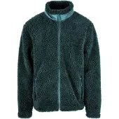 Urban Classics Fleece jas donkergroen