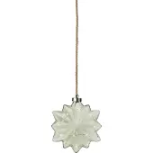 Lumineo Kersthanger Bloem Groen Met Verlichting 8 X 19 X 19 Cm