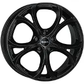 Mak Litá velg LARIO, 9x20 inch, 5x110 steek, ET 44, glanzend zwart