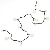 Konstsmide Lichtsnoer voor buiten - 2700K Warm wit - 80 bolvormige LEDs - cherrylook - 6 meter - Kerstverlichting