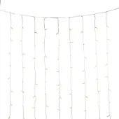 Konstsmide Lichtgordijn voor buiten - 320 LEDs - 2100K Extra warm wit - 2 meter - Kerstverlichting