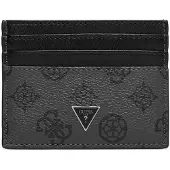 GUESS Kaarthouder Torino Card Case Coal / Black Donkergrijs