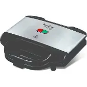 Moulinex SM156D sandwich maker 700 W Zwart, Roestvrijstaal