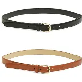 Pieces Riem 'PCOLINE' cognac / zwart