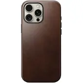 Nomad Modern Leather Case iPhone 16 Pro Max Rustic Brown Horween - NM01689485