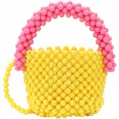 Koosh Handtas geel / pink