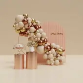 PartyPro Ballonnenboog (Rose-Gold Deluxe)