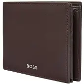 HUGO BOSS Leren Portemonnee Classic Smooth Wallet Brown Donkerbruin