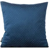 Eurofirany Decoratieve Velours Kussenhoes Nachtblauw 45x45 cm