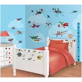 Walltastic Kinderbehang - Muursticker Box - Disney - Planes - 65 stickers