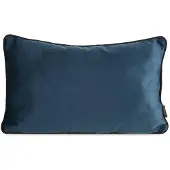 Melia Decoratieve Kussenhoes 30x50 cm - Marineblauw Fluweel
