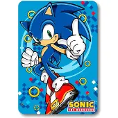 JAKKS Pacific Sonic Gold Ring Fleece deken 100 x 140 cm