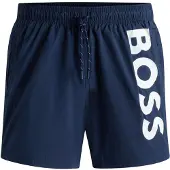 BOSS Heren Octopus zwempak marine (XS), Strandkleding, Polyamide, Marineblauw 50514502