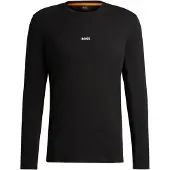 BOSS Shirt 'Chark' zwart / wit