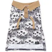 BOSS Katoenen polo voor honden met palmboomprint