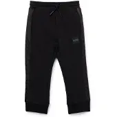 BOSS Trainingsbroek voor kinderen van een katoenmix met monograminzetten