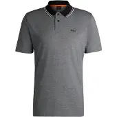 BOSS Shirt 'Peoxford' zwart / zwart gemêleerd / wit