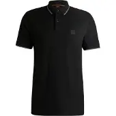 BOSS Shirt 'Passertip' lichtgrijs / zwart