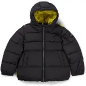 BOSS Kinderjas met capuchon en achterkant van camouflagelammy Maat 150